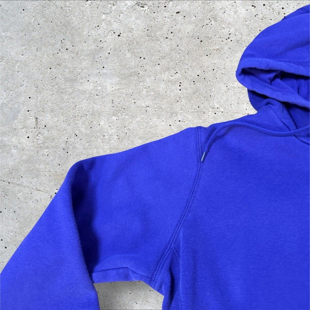 Nike Center Swoosh Hoodie Mens Large Purple Embroidered Y2K Hoodie - Picture 4 of 7